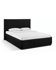 Astrid - Solid Wood And Oak Veneer Queen Bed (3 Boxes)