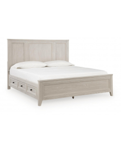 Darbonton Panel Storage Bed Dove White