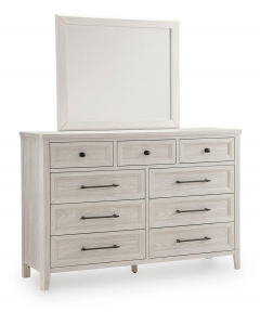 Darbonton Dresser And Mirror Dove White