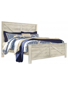Bellaby Crossbuck Panel Bed Whitewash