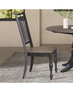 Magnolia Manor - Spindle Back Side Chair (RTA) - Black
