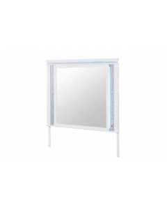 Alina - Mirror With LED - White, 45.98" Wide