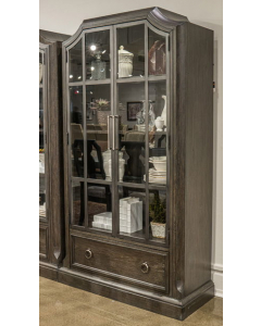 Wickenger Display Cabinet Dark Brown