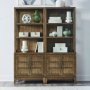 Shaker Lakes - 2 Piece Bunching Bookcase - Harvest Brown - Dark Brown