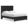 Maribel Panel Bed Black