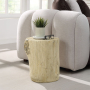 Gene - Accent Table - Natural Brown Finish, 14"