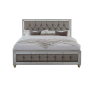 Riley - Queen Bed Fooboard - Silver