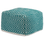 Brynnsen - Teal / Ivory - Pouf