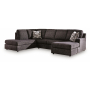 Lentiz 2-Piece Sectional With LAF Corner Chaise Onyx