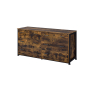 Juvanth - Dresser - Rustic Oak & Black Finish, 59" Wide