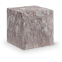 Piazza - Marble Finish Concrete End Table, 16"