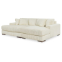Lindyn - Ivory - Super Chaise, 102"