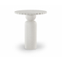 Petalia - Indoor/Outdoor Bar Table - Cream - Pearl Silver, 36"