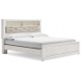 Altyra Panel Bookcase Bed White
