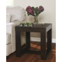 Watson - Dark Brown - Square End Table, 23.88"