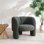 Pemba - Accent Chair - Green Tweed - Green