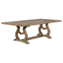 Brockway - Extension Leaf Dining Table - Barley Brown - Light Brown, 84"