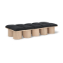 Pavilion - 77.5" 10 Piece Modular Bench With Natural Base