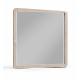 Adagio - Solid Wood And Oak Veneer Mirror - Natural, 42" Wide