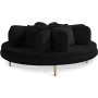 Circlet - Round Sofa Settee, 72"