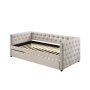 Romona - Twin Daybed - Beige Fabric