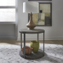 Modern View - Round End Table, 25"