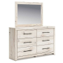 Lawroy - Light Natural - Dresser And Mirror, 58.7" Wide