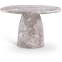 Cosenza - 48.5" Marble Finish Concrete Dining Table, 48.5"