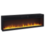 Entertainment Accessories - Black - Wide Fireplace Insert