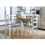 Woodanville - Cream / Brown - 5 Pc. - Drop Leaf Table, 4 Side Chairs