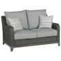 Elite Park - Gray - Loveseat w/Cushion