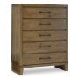 Sherbana - Light Brown - Five Drawer Chest, 56" Tall