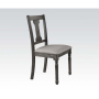 Wallace - Side Chair (Set of 2) - Tan Linen & Weathered