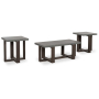 Dynnford - Gray / Brown - Occasional Table Set (Set of 3), 49.13"
