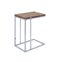 Danson - Accent Table - Weathered Oak & Chrome, 24"