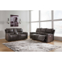 Boxmere - Storm - 2 Pc. - Power Reclining Sofa, Power Reclining Loveseat With Console