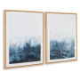 Holport - Blue / White - Wall Art Set (Set of 2)