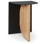 Ladgate - Black / Natural - Accent Table, 16.25"