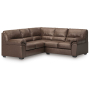 WillowBend 2-Piece Sectional With LAF Sofa With Corner Wedge Umber, 148"