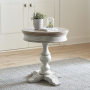 Heartland - Round Pedestal Chair Side Table, 24"
