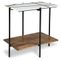 Braxmore - White / Light Brown - Accent Table, 22"