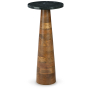 Quinndon - Brown / Black - Accent Table, 10.13"