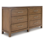 Cabalynn - Light Brown - Dresser, 72" Wide