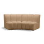 Infinity - 2 Piece Modular Sectional - Camel, 83"