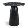 Cosenza - 42" Concrete Indoor / Outdoor Counter Height Table - Black, 42"