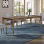 Hendrix Place - Rectangular Leg Table - Natural - Light Brown, 40"