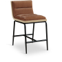 Viceroy - Fabric Upholstered Counter Stool (Set of 2) - Cognac