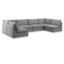 Mackenzie - 6 Piece Modular U-Shaped Sectional, 160"