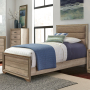 Sun Valley - Twin Upholstered Headboard & Footboard - Light Brown