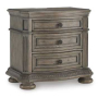 Ardenfield - Light Brown - Three Drawer Night Stand